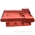 Large cast iron machine tool base